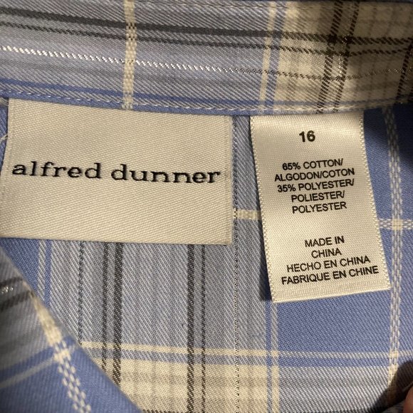 NWOT Vintage Alfred Dunner Long Sleeve Top Blouse Size 16 - Picture 13 of 14